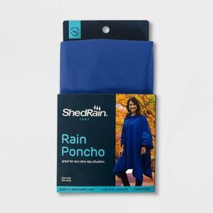 Target ShedRain Rain Poncho - Blue Outdoor Gear one size